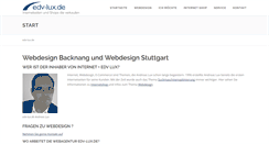 Desktop Screenshot of edv-lux.de